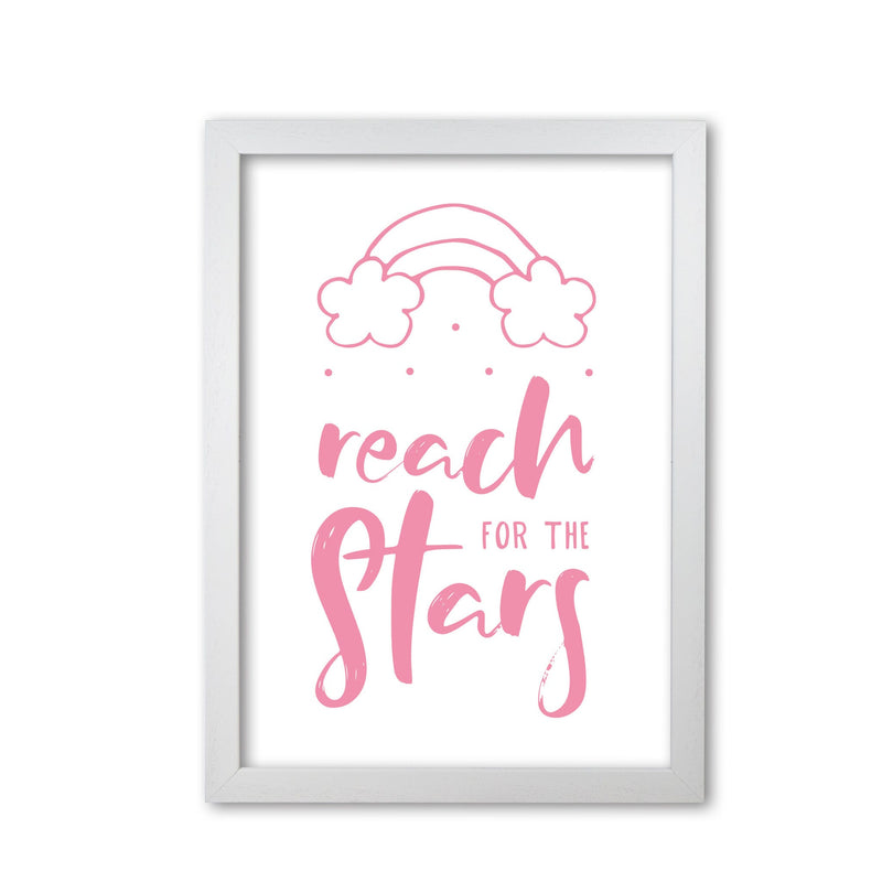 Reach for the stars pink modern fine art print