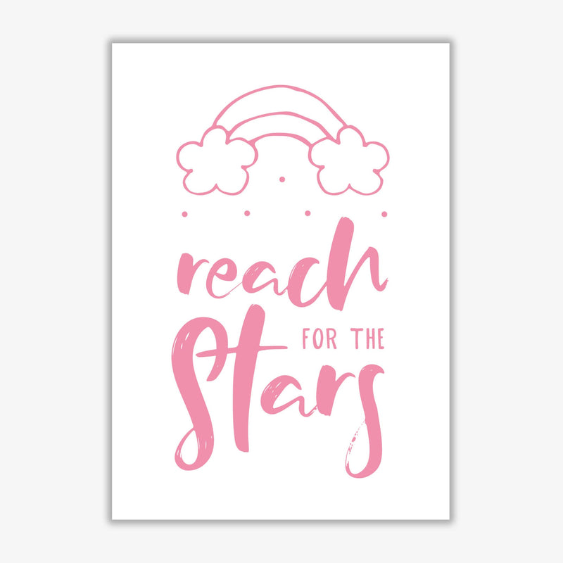 Reach for the stars pink modern fine art print