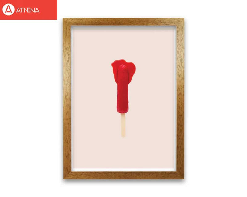 Red icepop modern fine art print