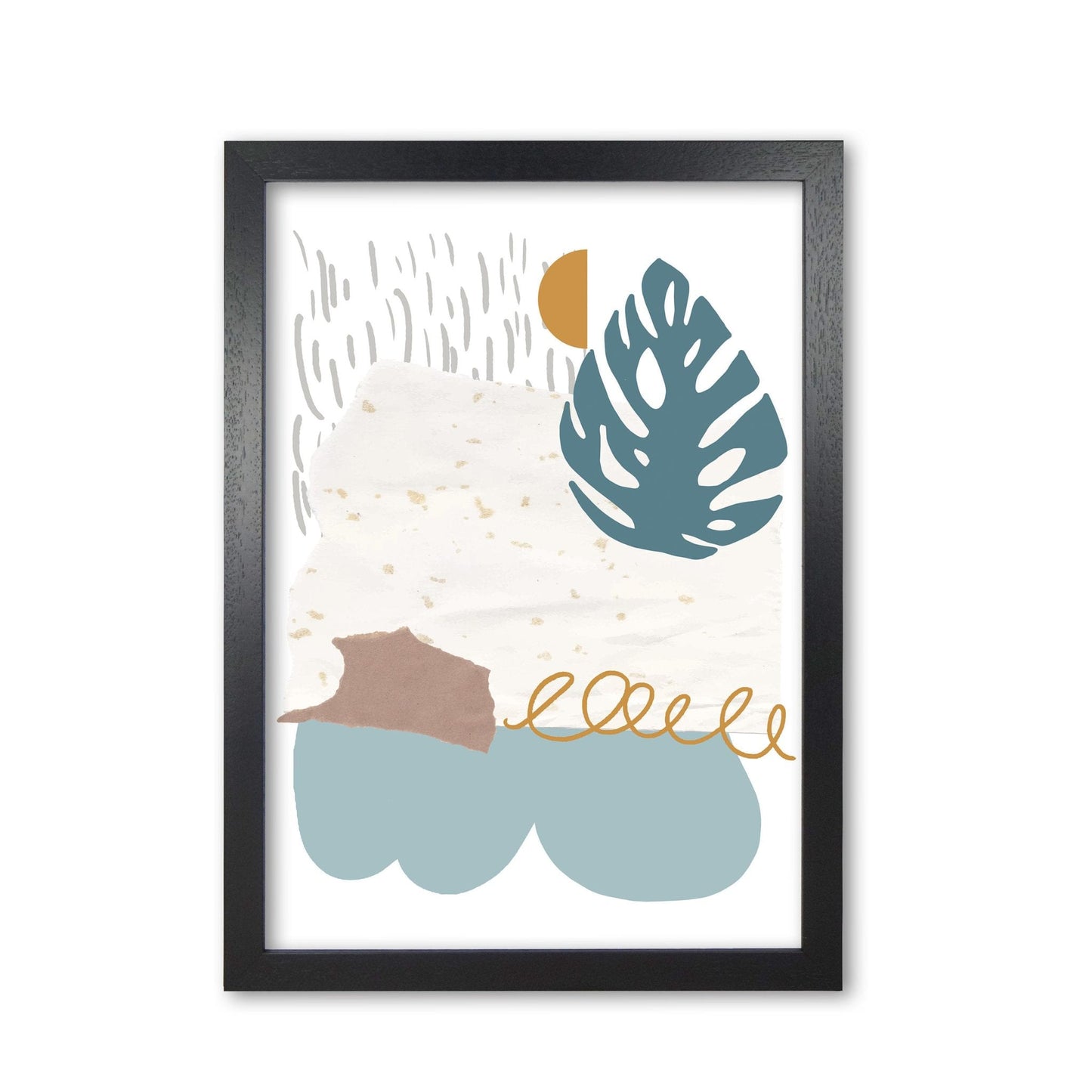 Reef shapes abstract 1 modern fine art print
