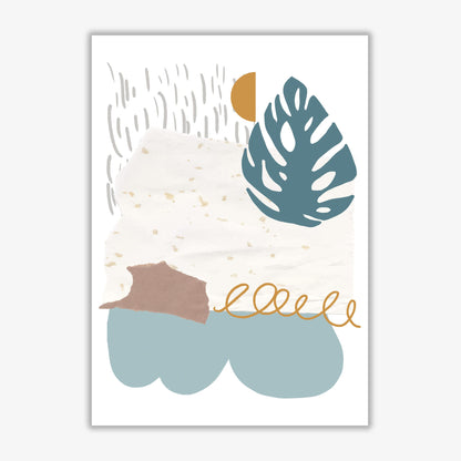 Reef shapes abstract 1 modern fine art print