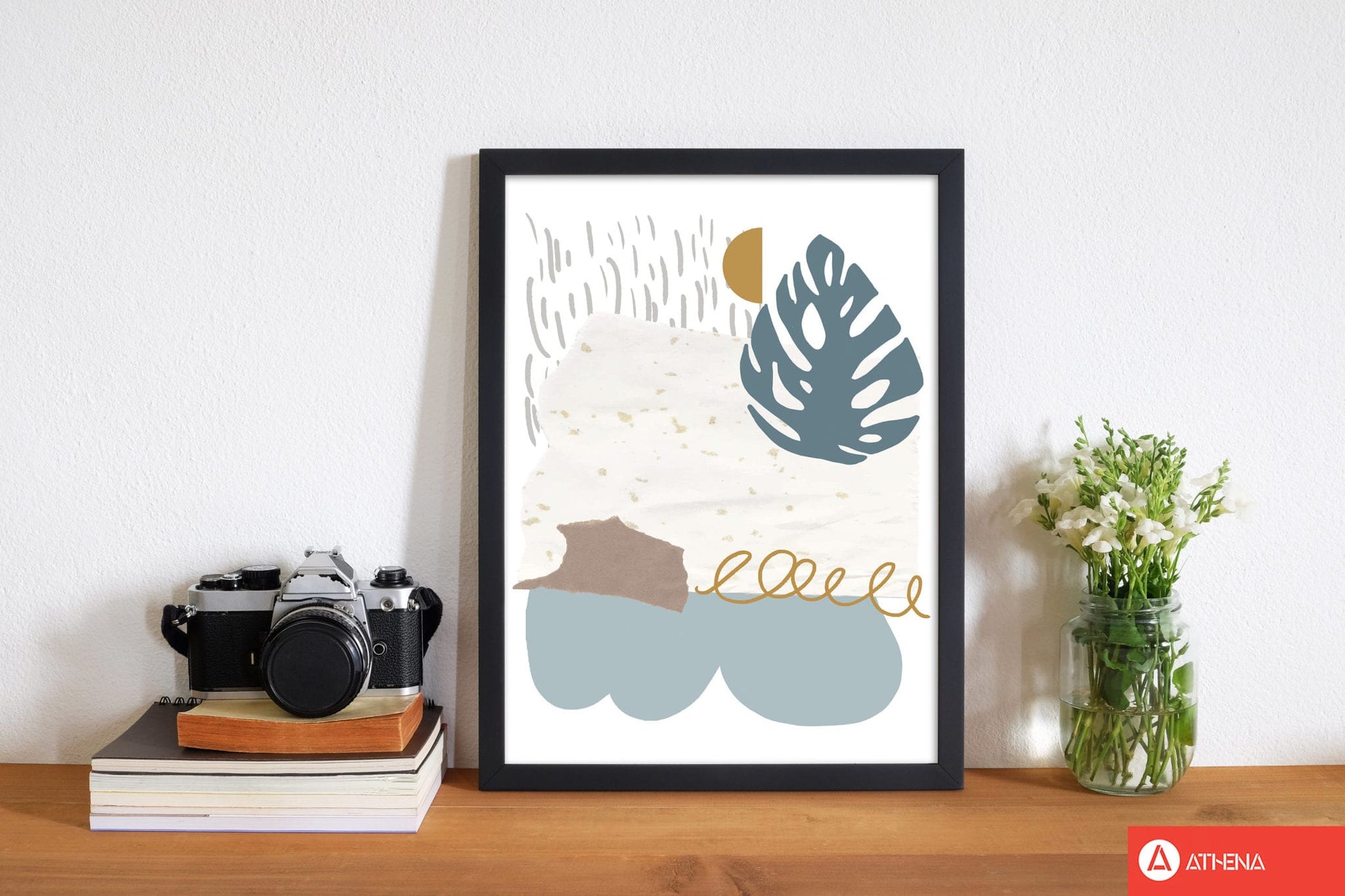 Reef shapes abstract 1 modern fine art print