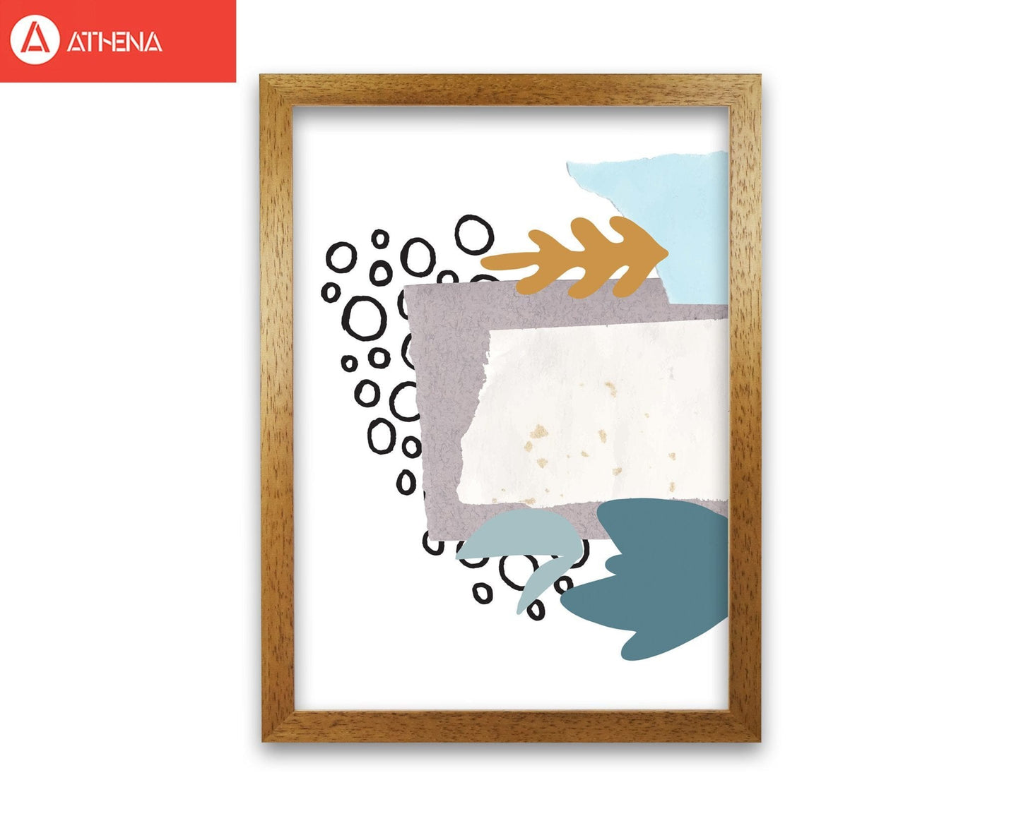 Reef shapes abstract 2 modern fine art print