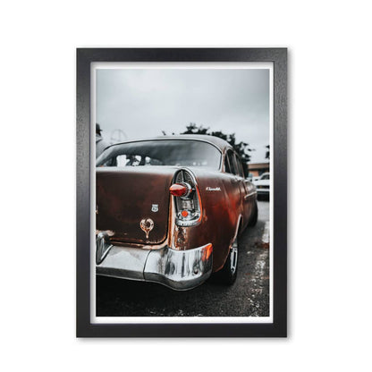 Retro car modern fine art print