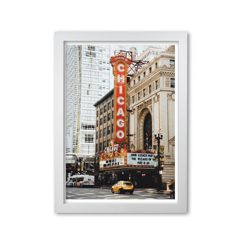 Retro chicago theatre modern fine art print