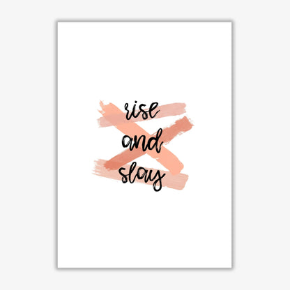 Rise &#038; slay fine art print by orara studio