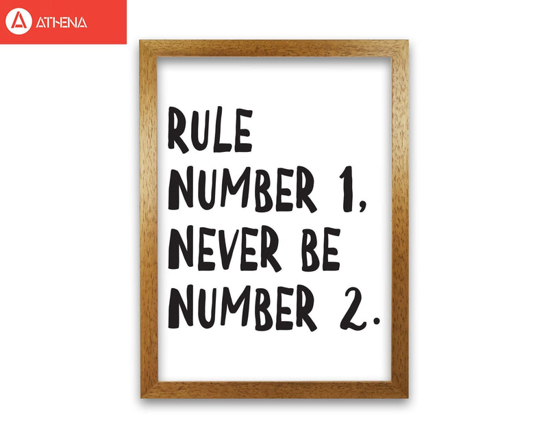 Rule number one modern fine art print