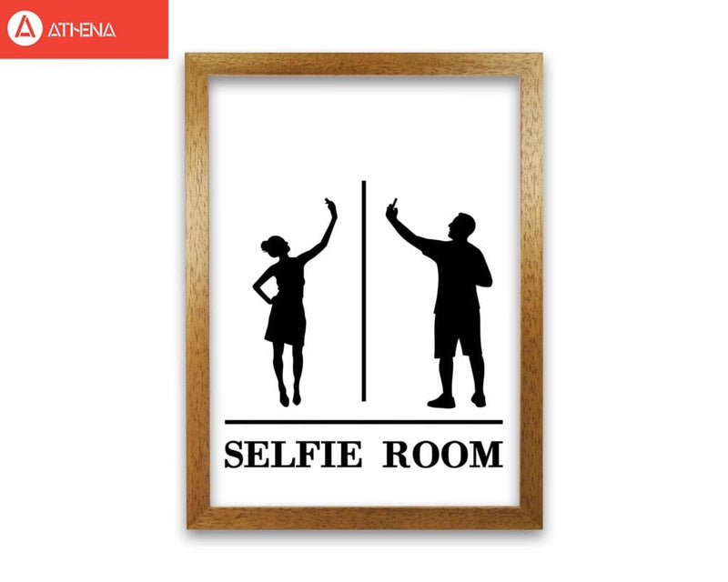 Selfie room, bathroom modern fine art print, framed bathroom wall art