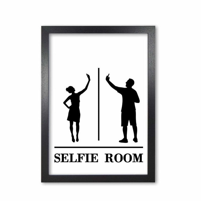 Selfie room, bathroom modern fine art print, framed bathroom wall art