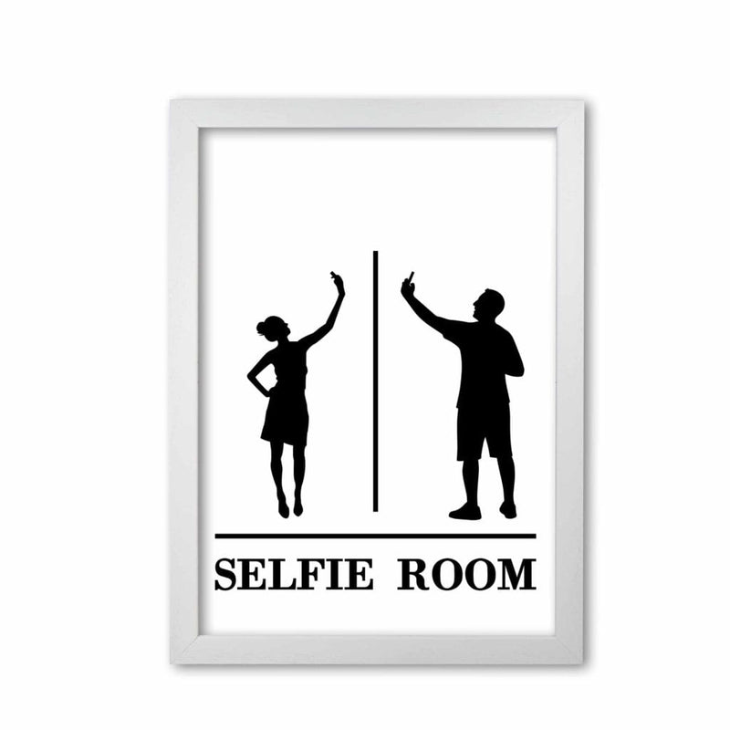 Selfie room, bathroom modern fine art print, framed bathroom wall art