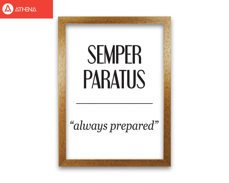 Semper paratus modern fine art print