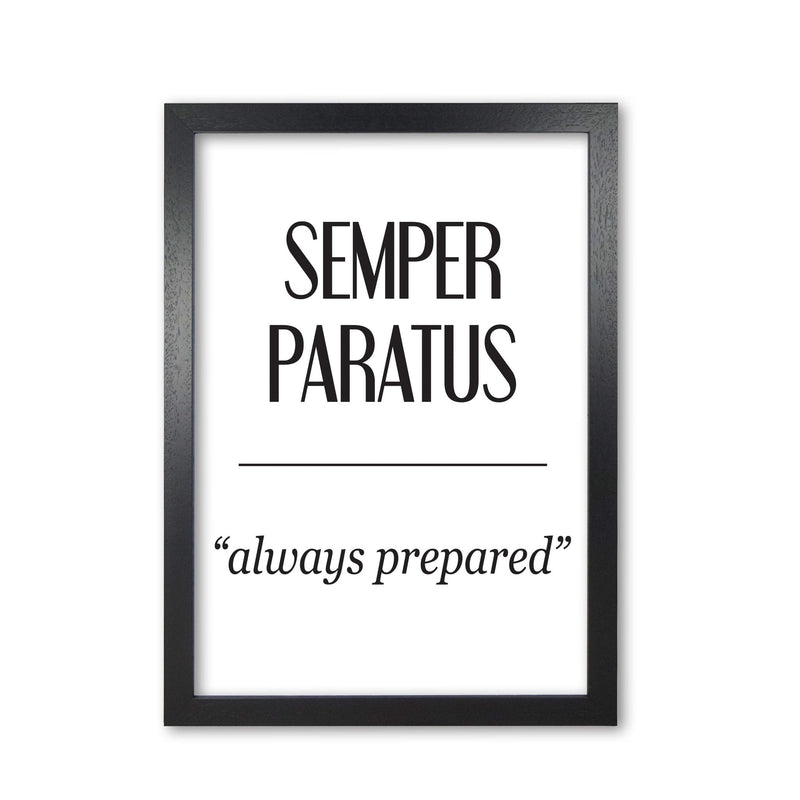 Semper paratus modern fine art print