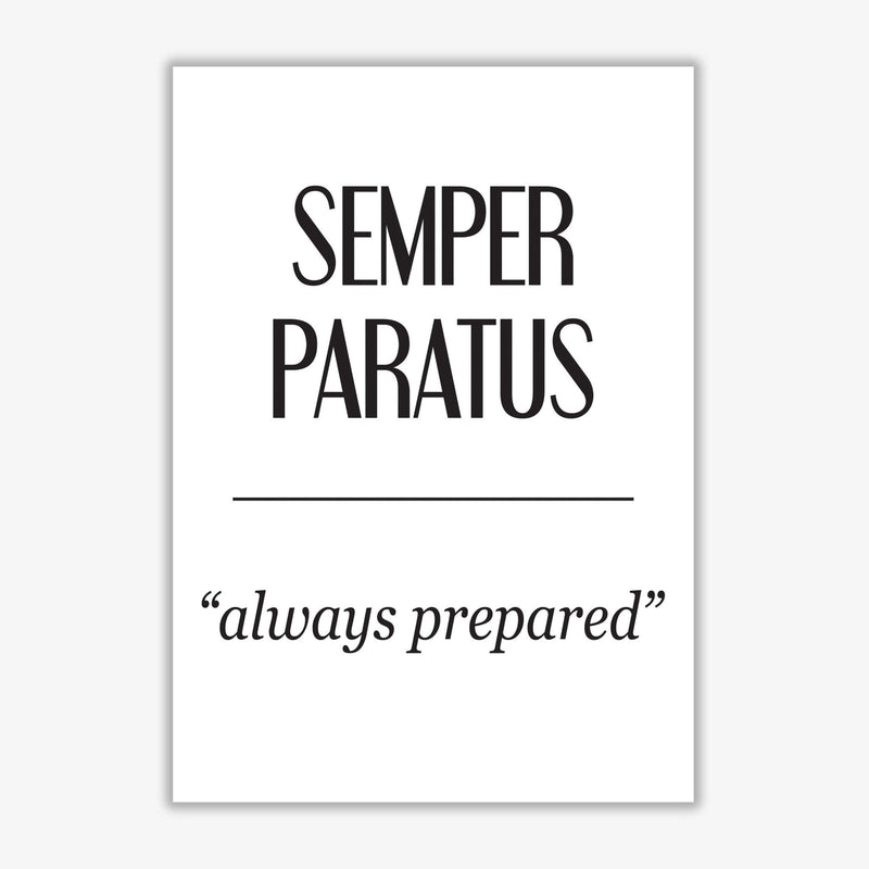 Semper paratus modern fine art print