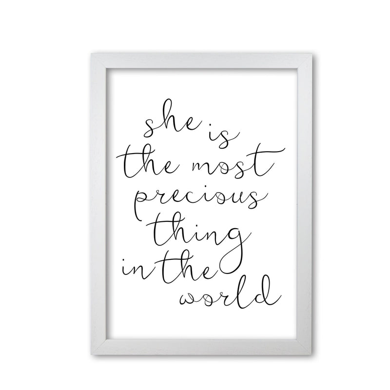 She is the most precious thing black modern fine art print