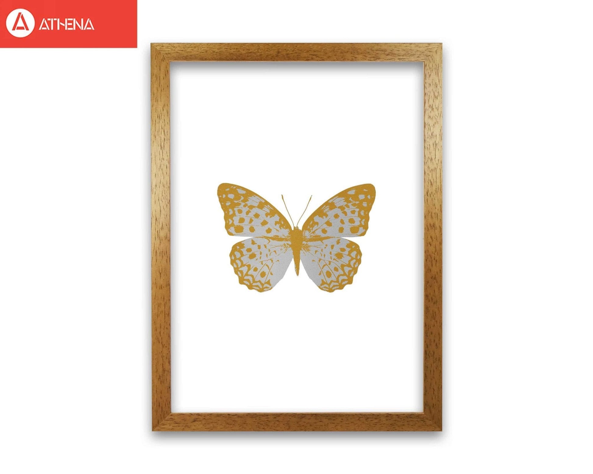 Silver butterfly fine art print by orara studio
