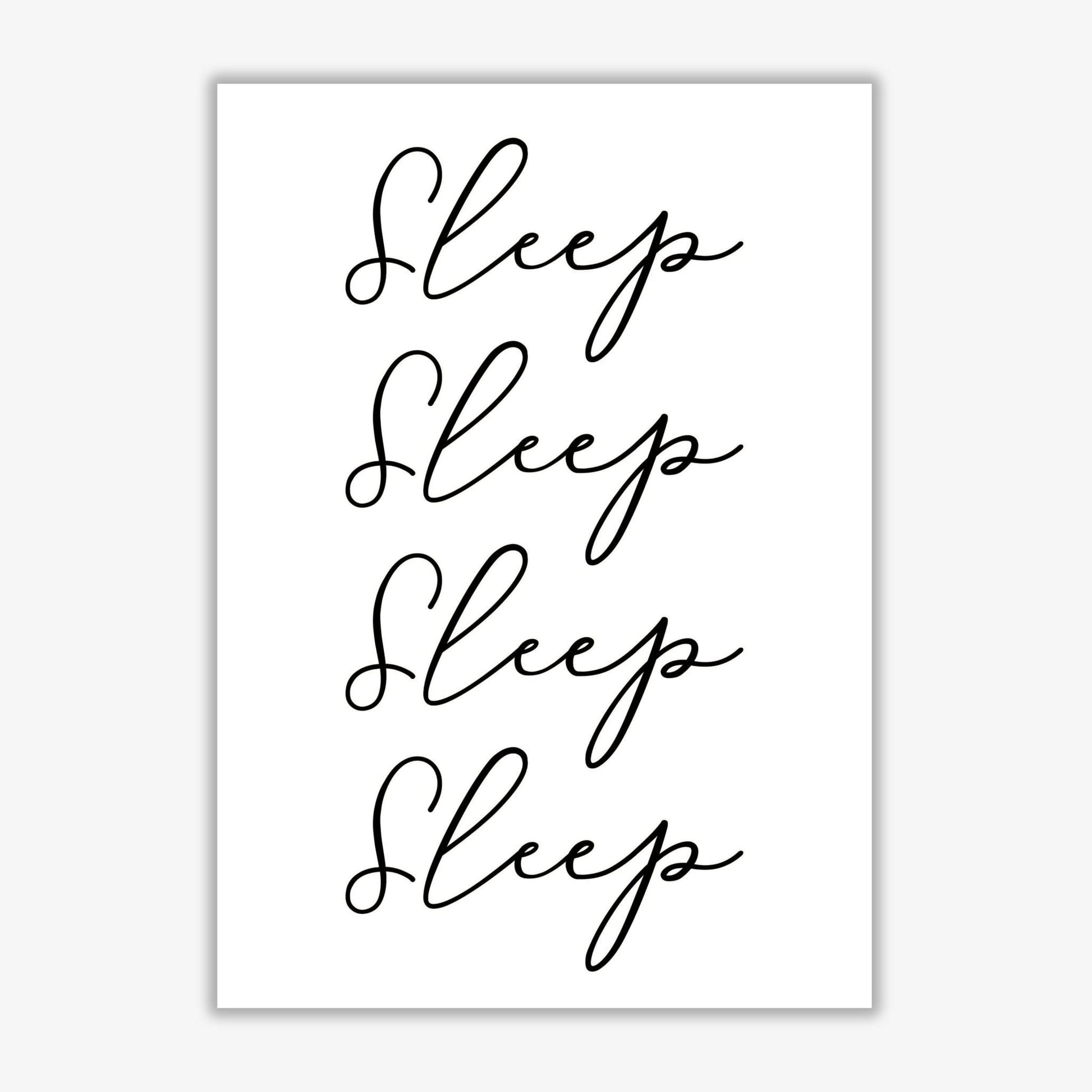 Sleep modern fine art print