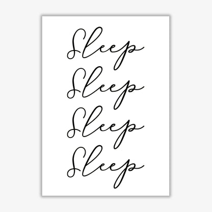 Sleep modern fine art print