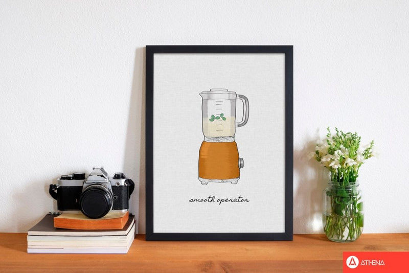 Smooth operator fine art print by orara studio, framed kitchen wall art