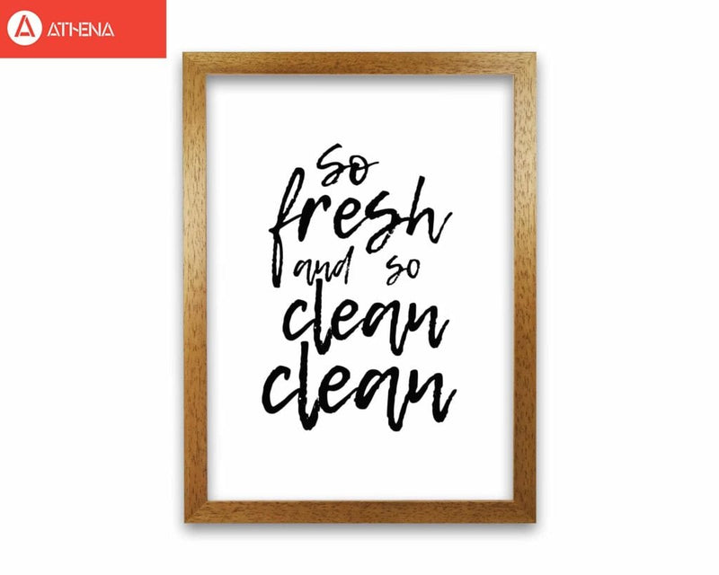 So fresh and so clean, bathroom modern fine art print, framed bathroom wall art