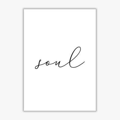 Soul modern fine art print