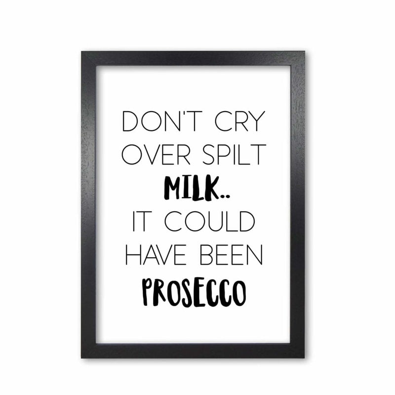 Spilt milk modern fine art print, framed kitchen wall art