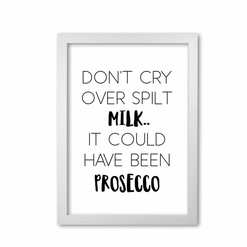 Spilt milk modern fine art print, framed kitchen wall art