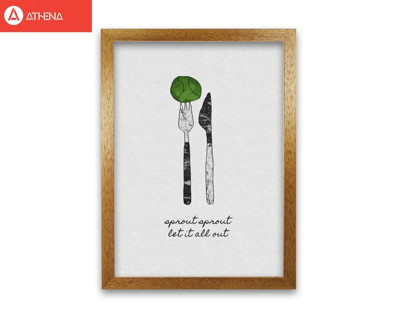 Sprout sprout fine art print by orara studio, framed kitchen wall art