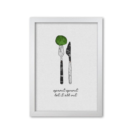 Sprout sprout fine art print by orara studio, framed kitchen wall art