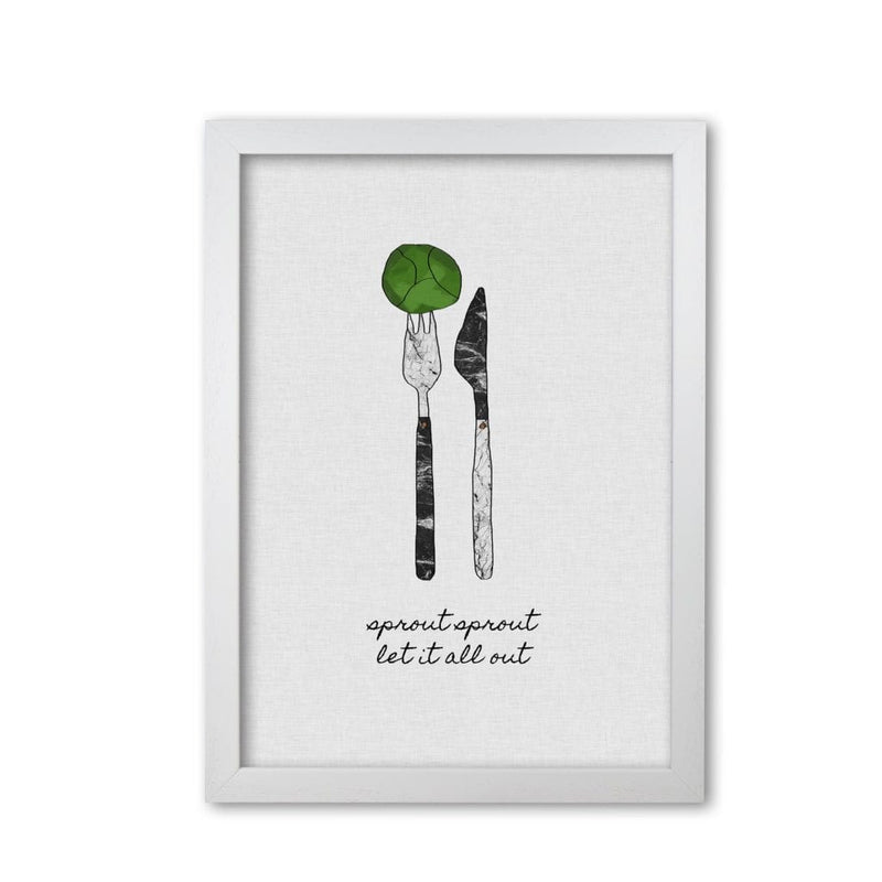 Sprout sprout fine art print by orara studio, framed kitchen wall art