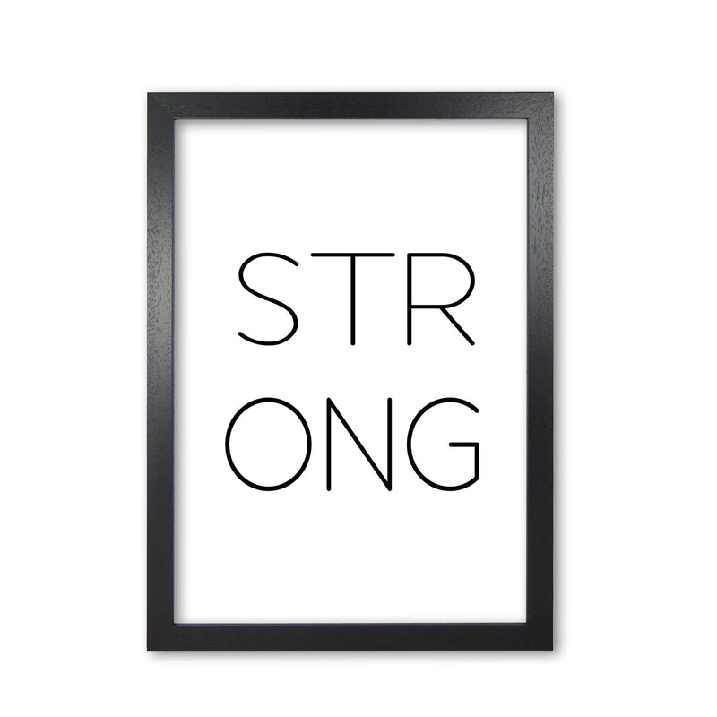 Strong modern fine art print