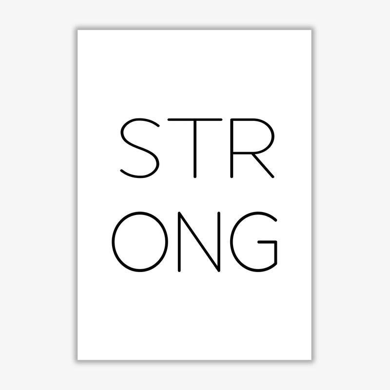 Strong modern fine art print
