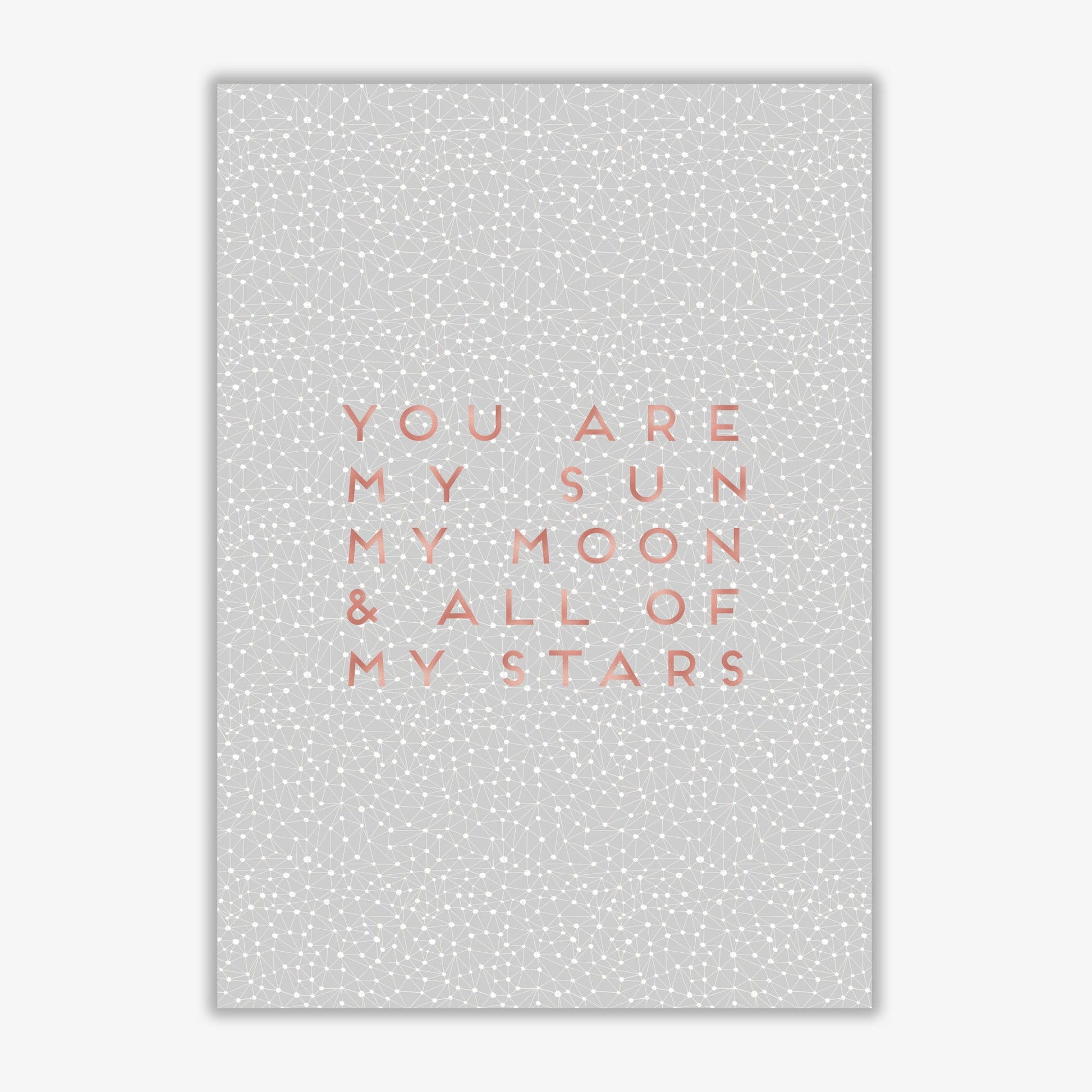 Sun, moon &#038; stars love quote fine art print by orara studio