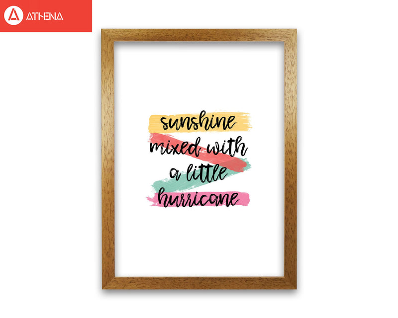 Sunshine mixed with a little hurricane fine art print by orara studio