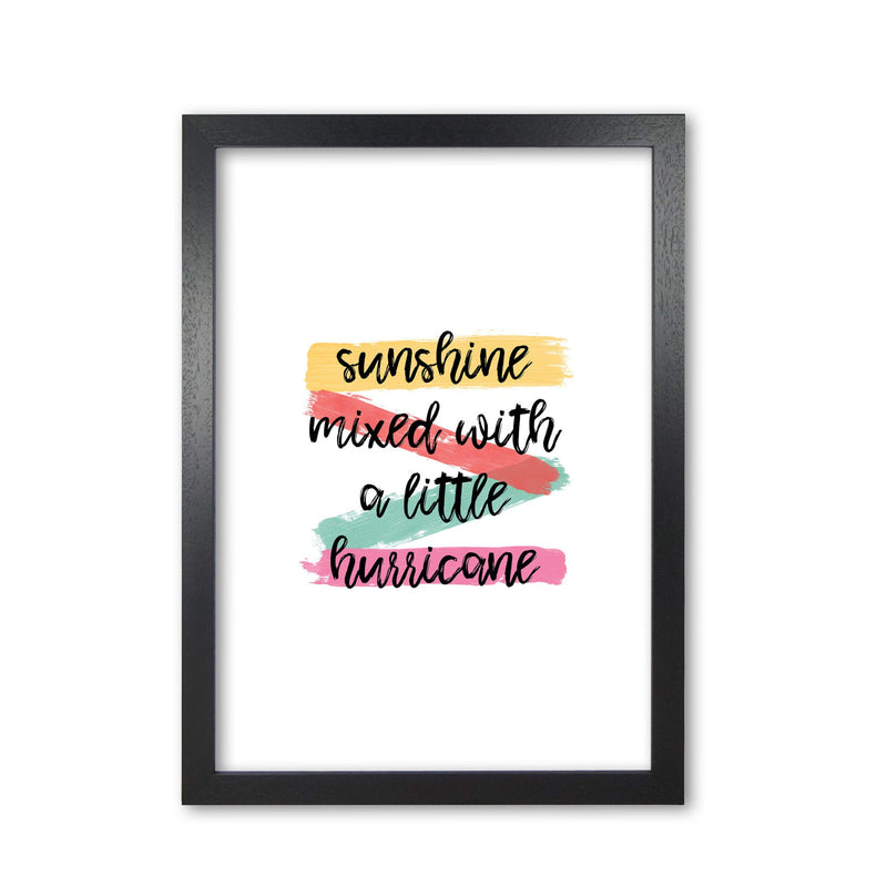 Sunshine mixed with a little hurricane fine art print by orara studio