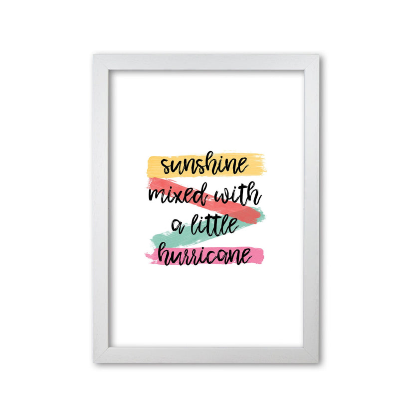 Sunshine mixed with a little hurricane fine art print by orara studio