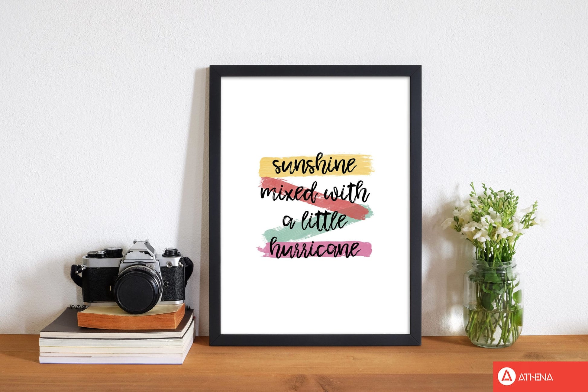 Sunshine mixed with a little hurricane fine art print by orara studio