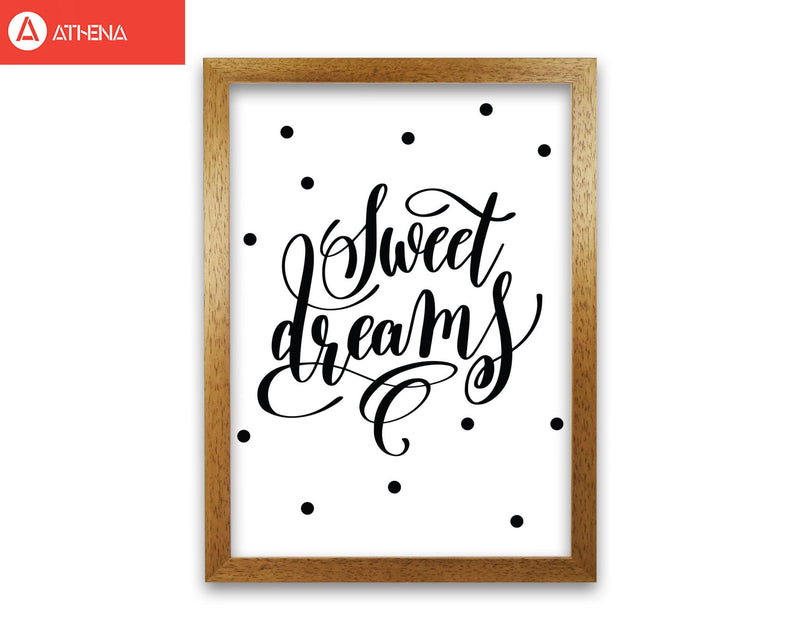 Sweet dreams black modern fine art print