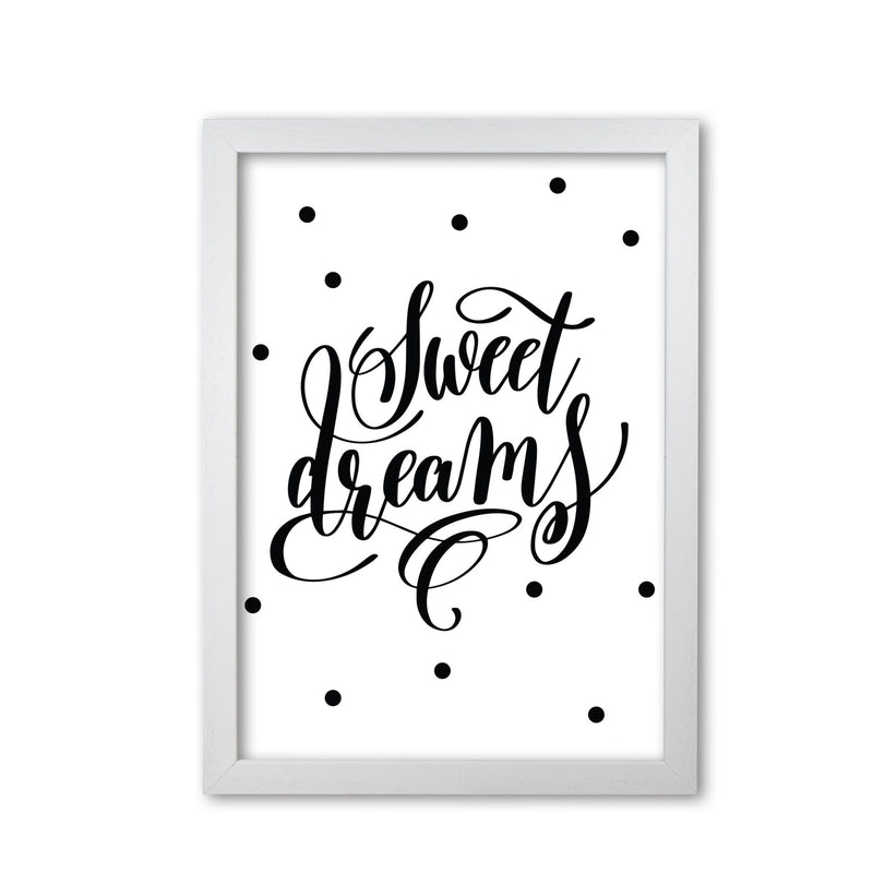 Sweet dreams black modern fine art print