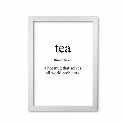 Tea modern fine art print, framed kitchen wall art