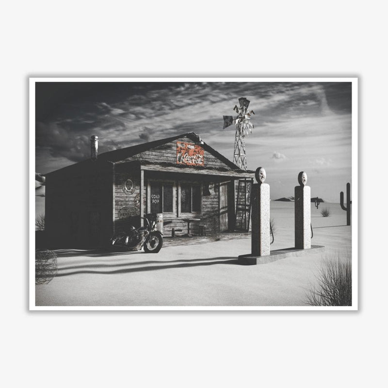 Texas store coca cola modern fine art print