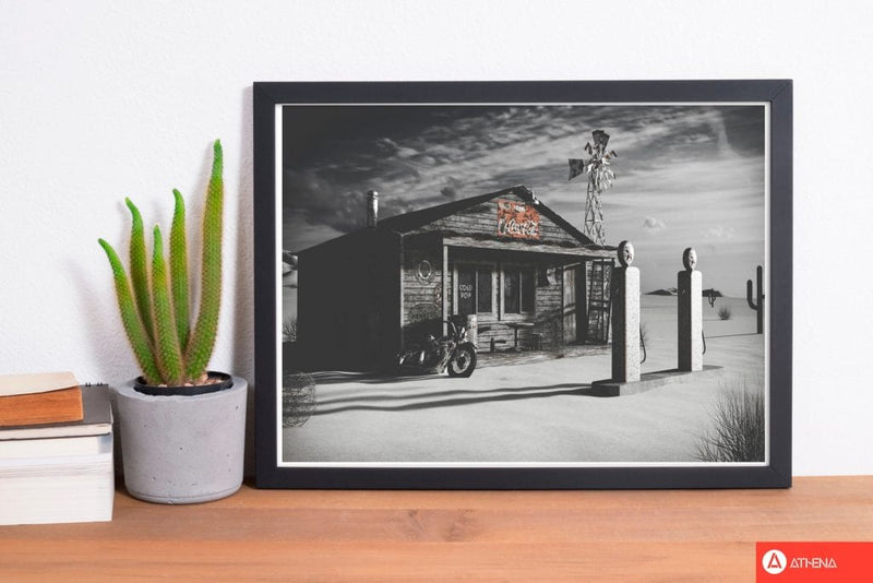 Texas store coca cola modern fine art print