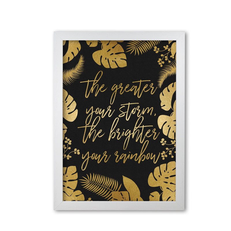 The greater your storm fine art print by orara studio