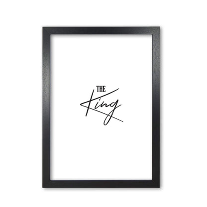 The king modern fine art print