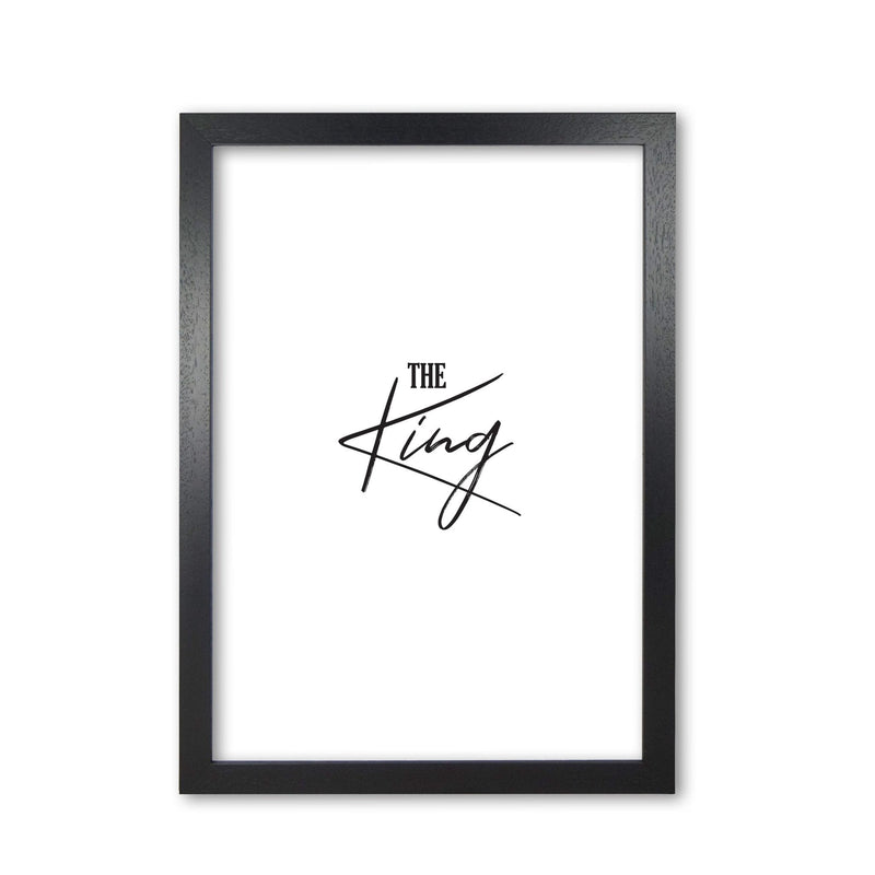 The king modern fine art print