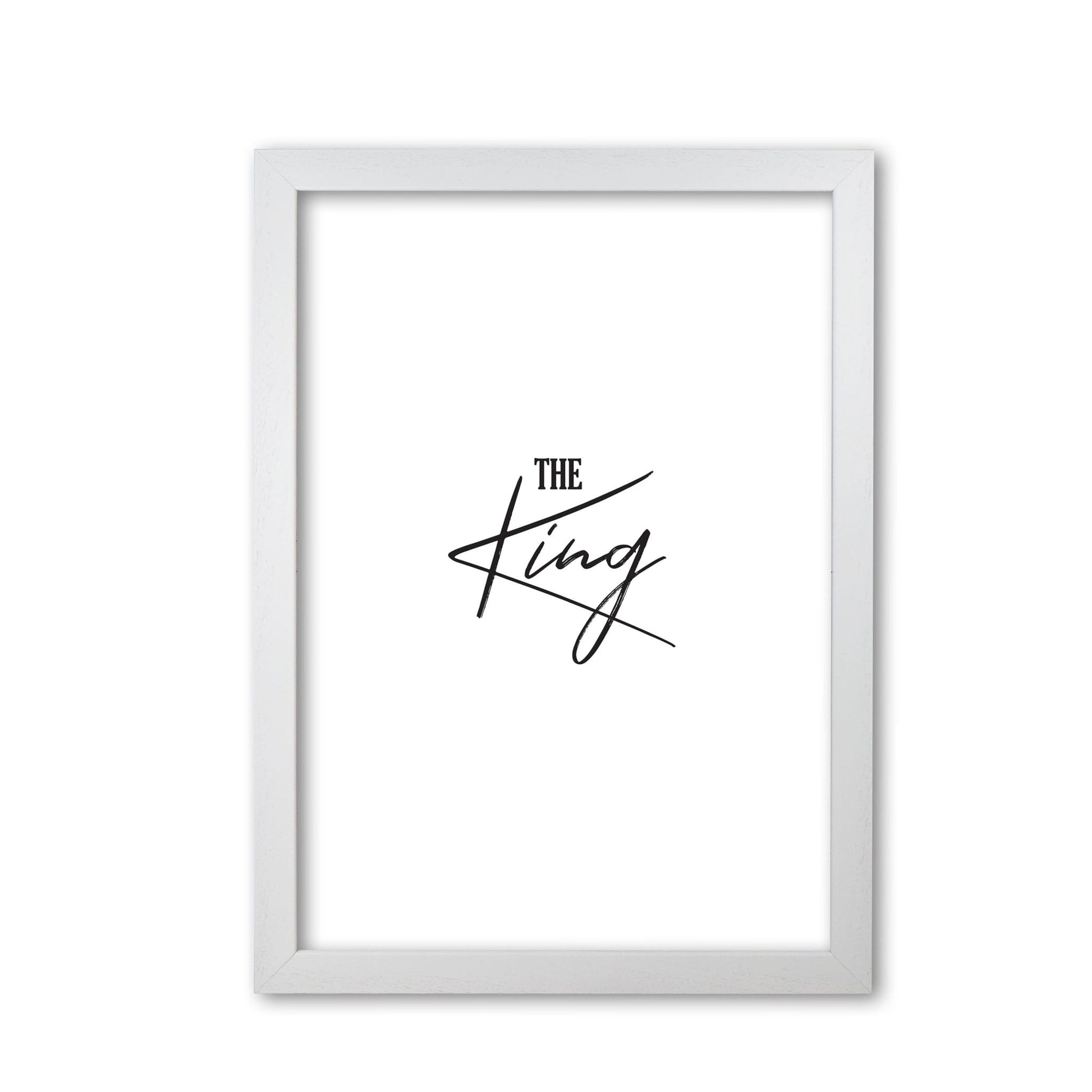 The king modern fine art print