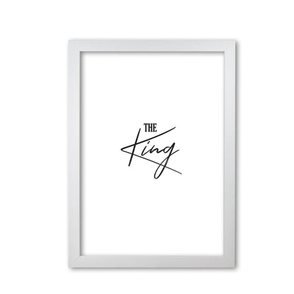 The king modern fine art print