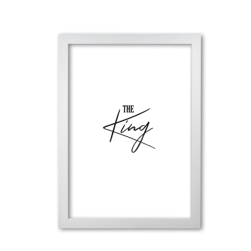 The king modern fine art print