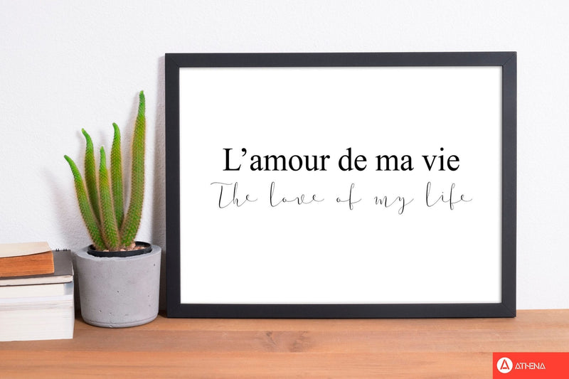 The love of my life landscape modern fine art print