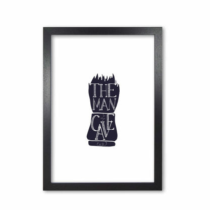 The man cave 2 modern fine art print, framed bathroom wall art