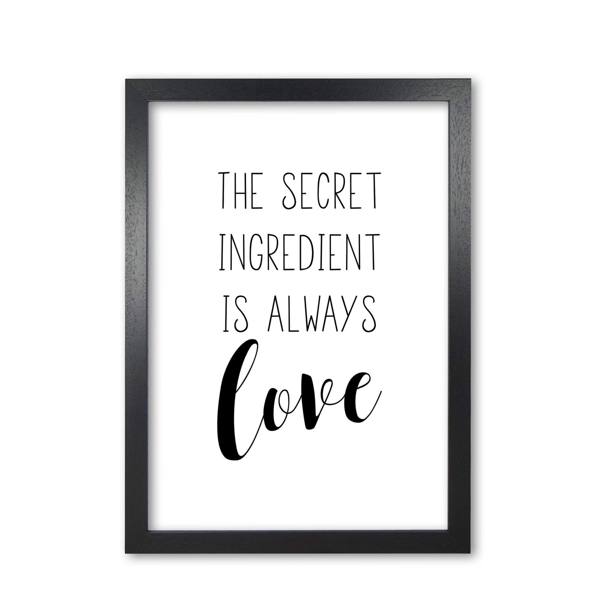 The secret ingredient modern fine art print